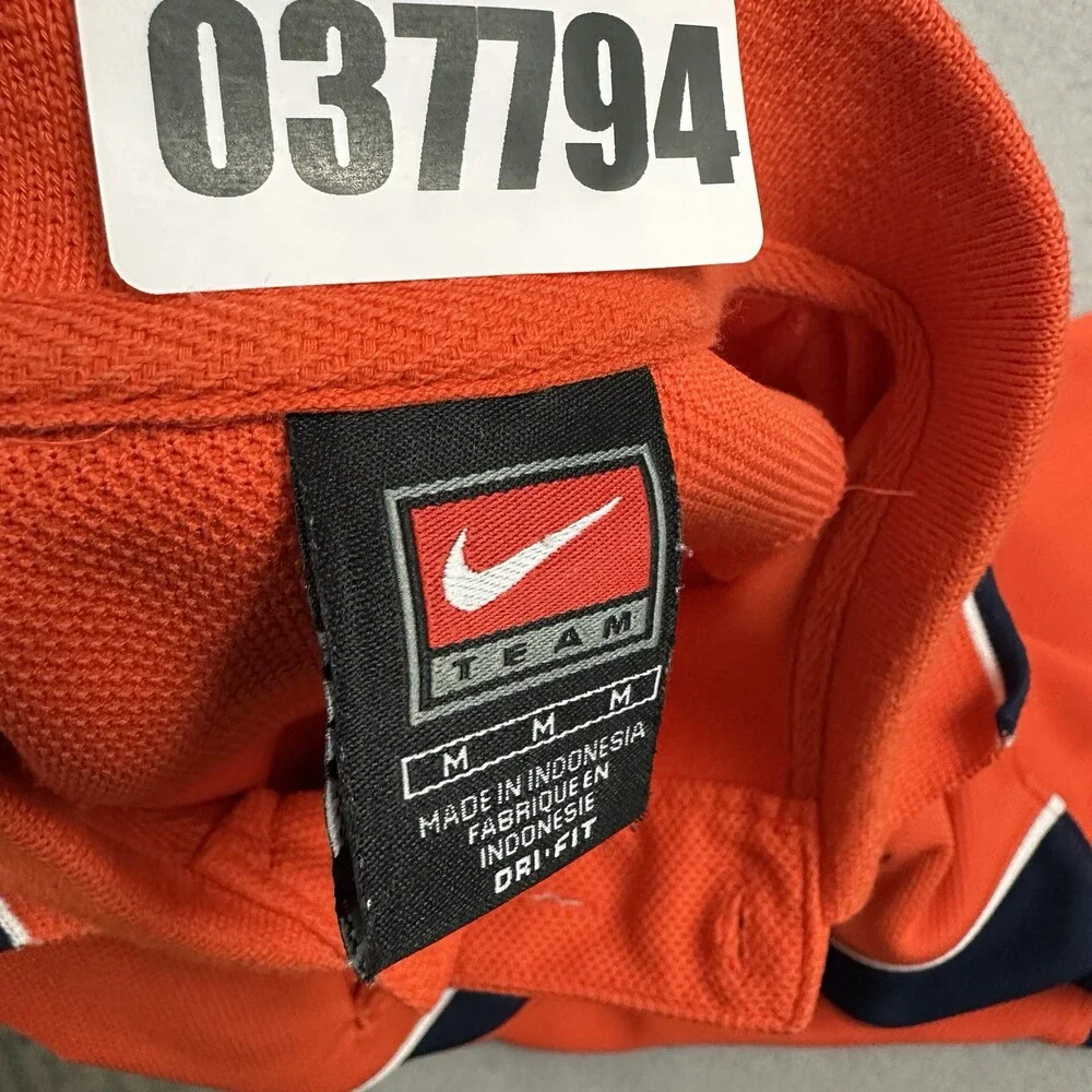 VIntage Virginia Cavaliers Shirt Men Medium Orange Nike Team Swoosh NCAA M 90s